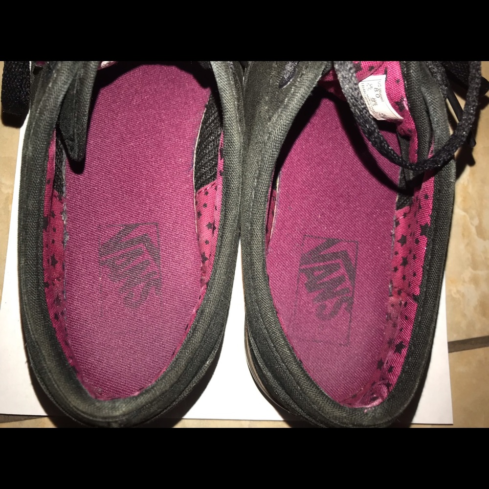 Black/Gum Vans - Picture 7 of 8